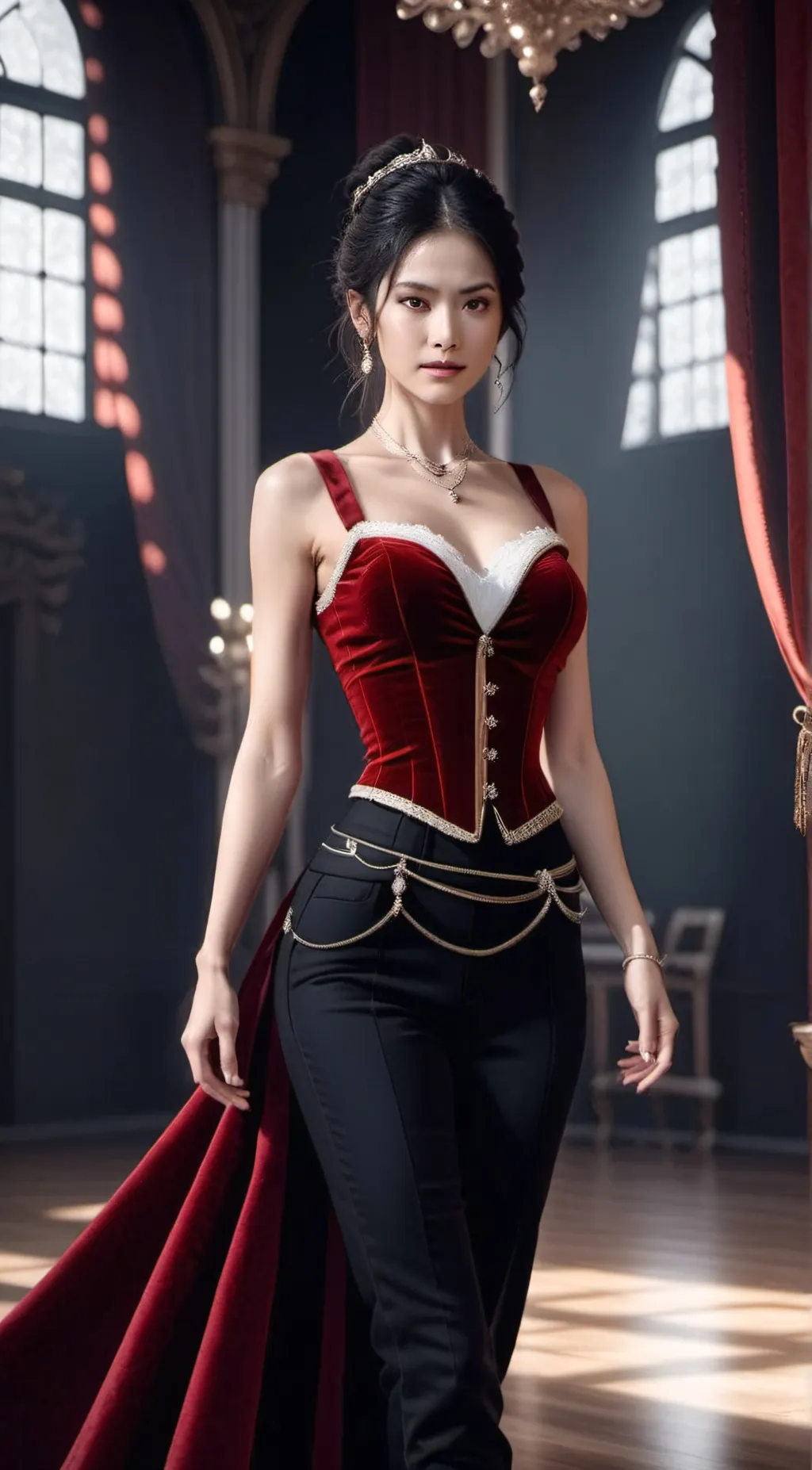 ai character: Kim Lisa  background