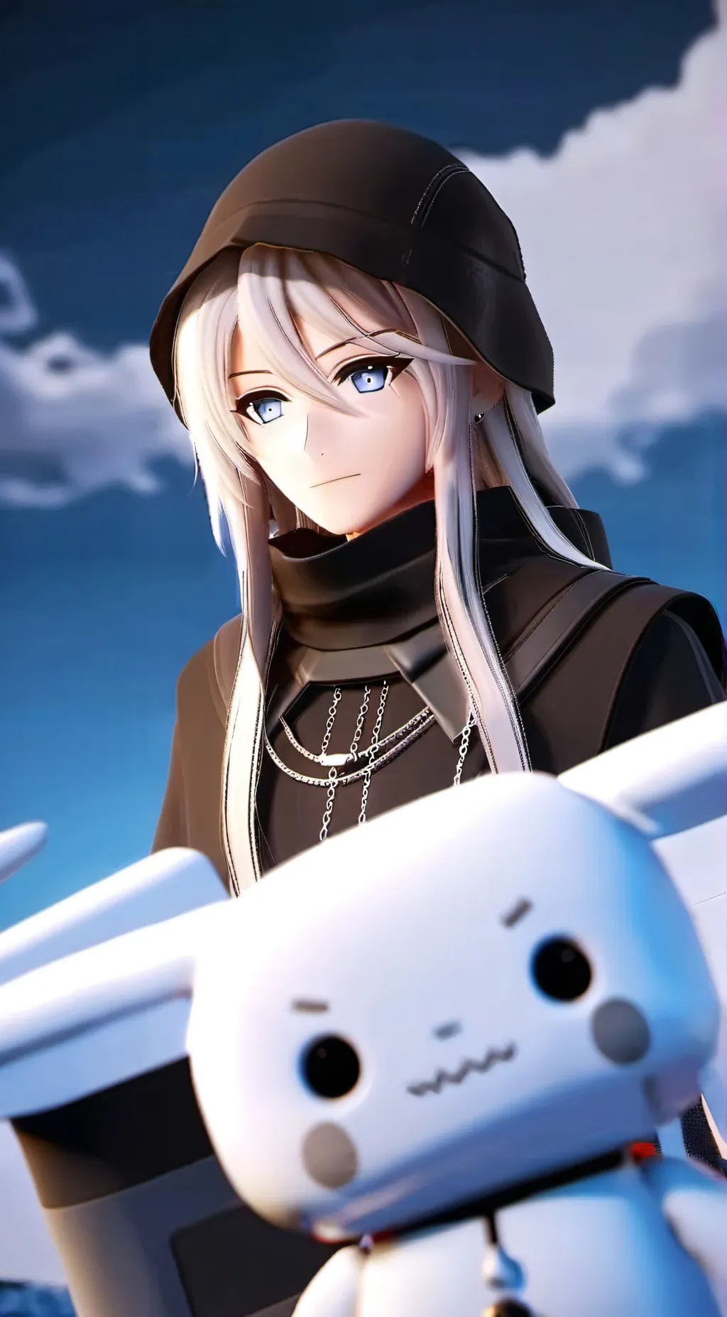 ai character: Aria background