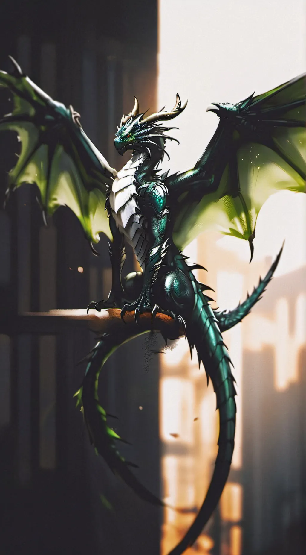 ai character: Dragon god background