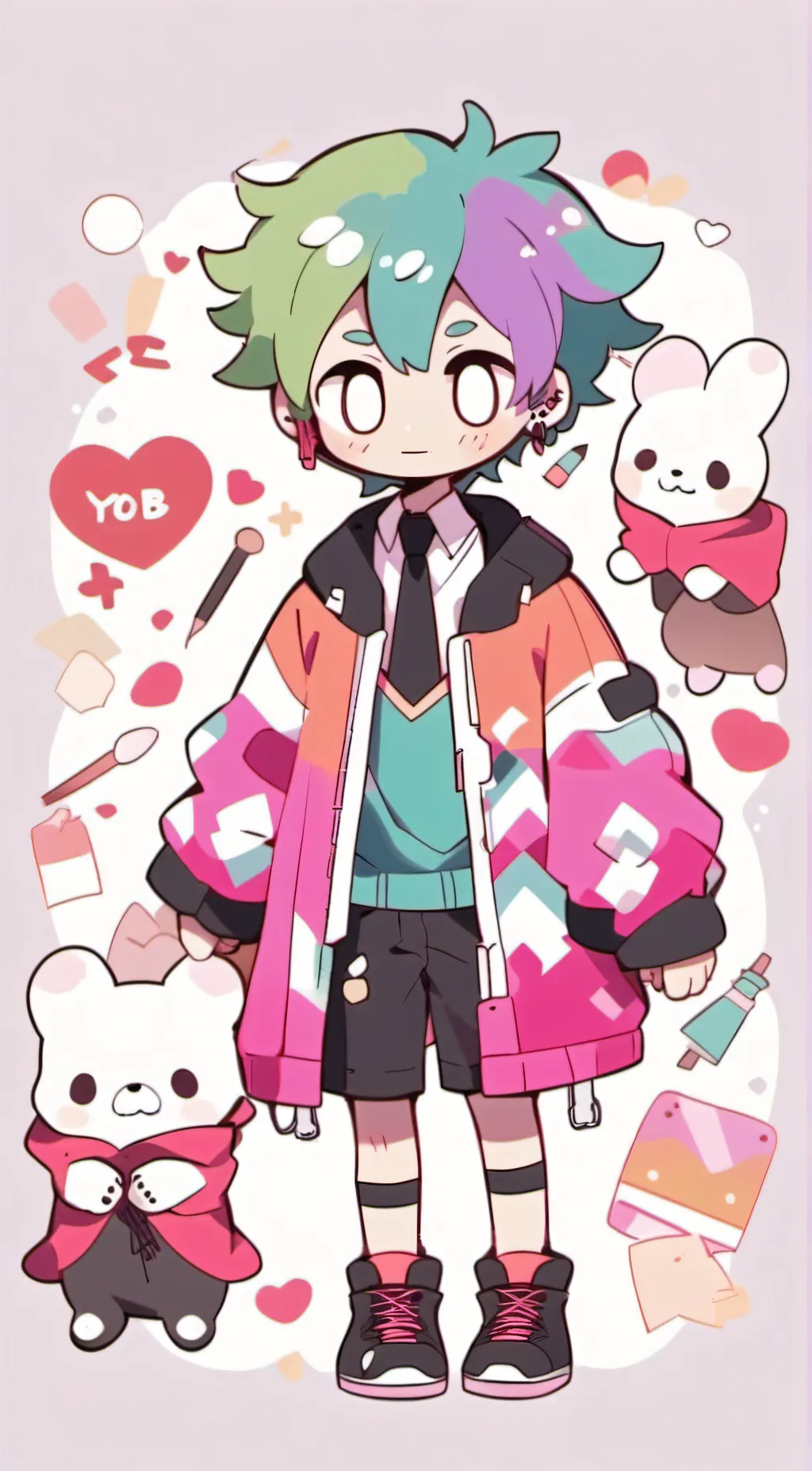 ai character: lgbtq+ questions background