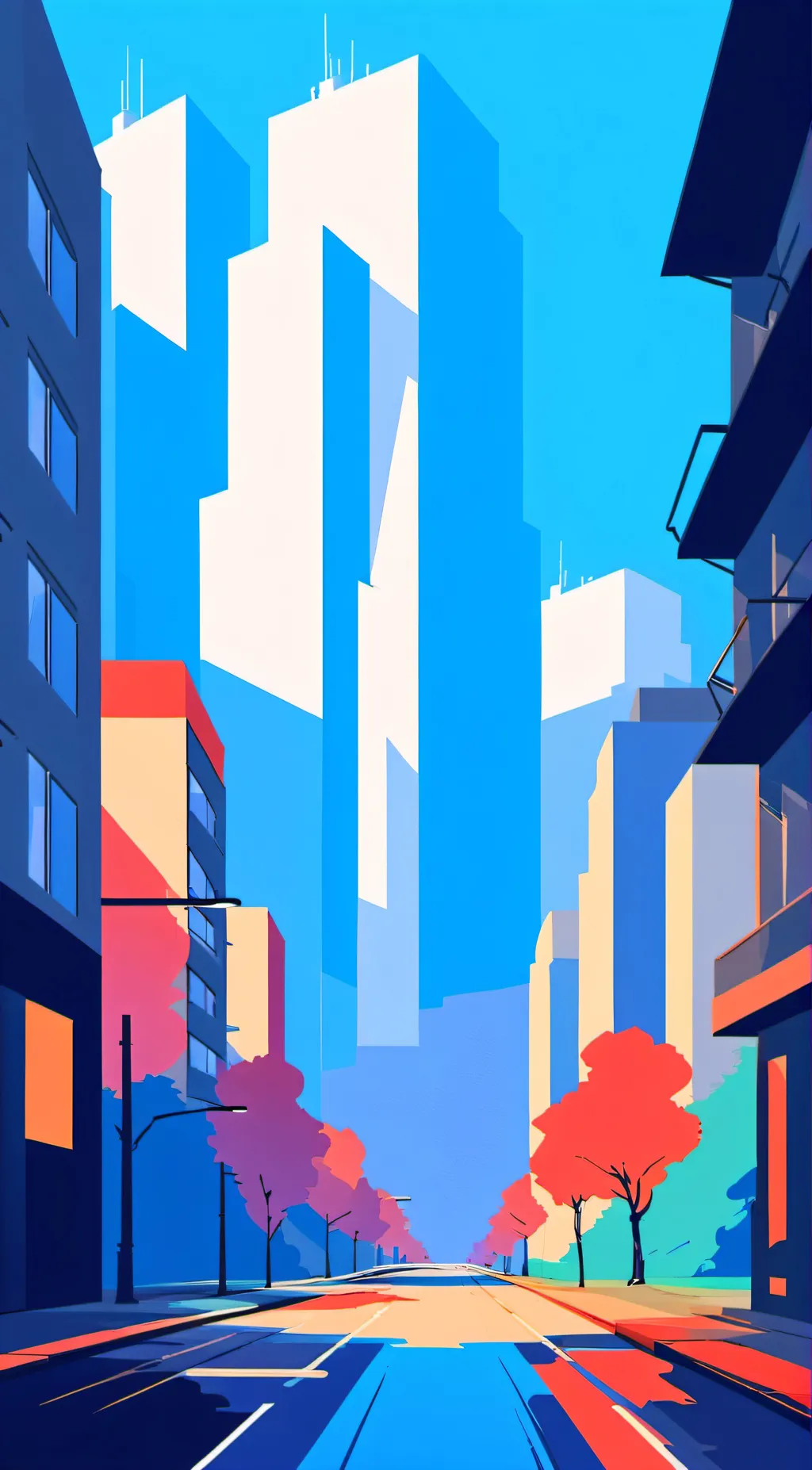 ai character: big city (free go) background