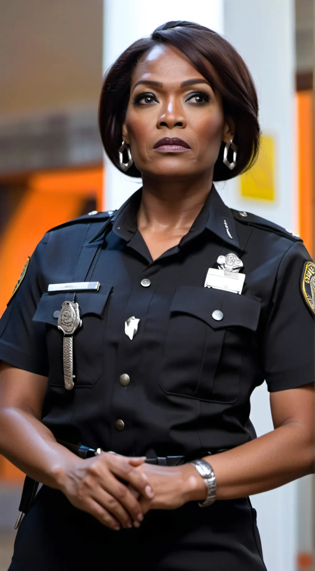 ai character: Angela Basset background