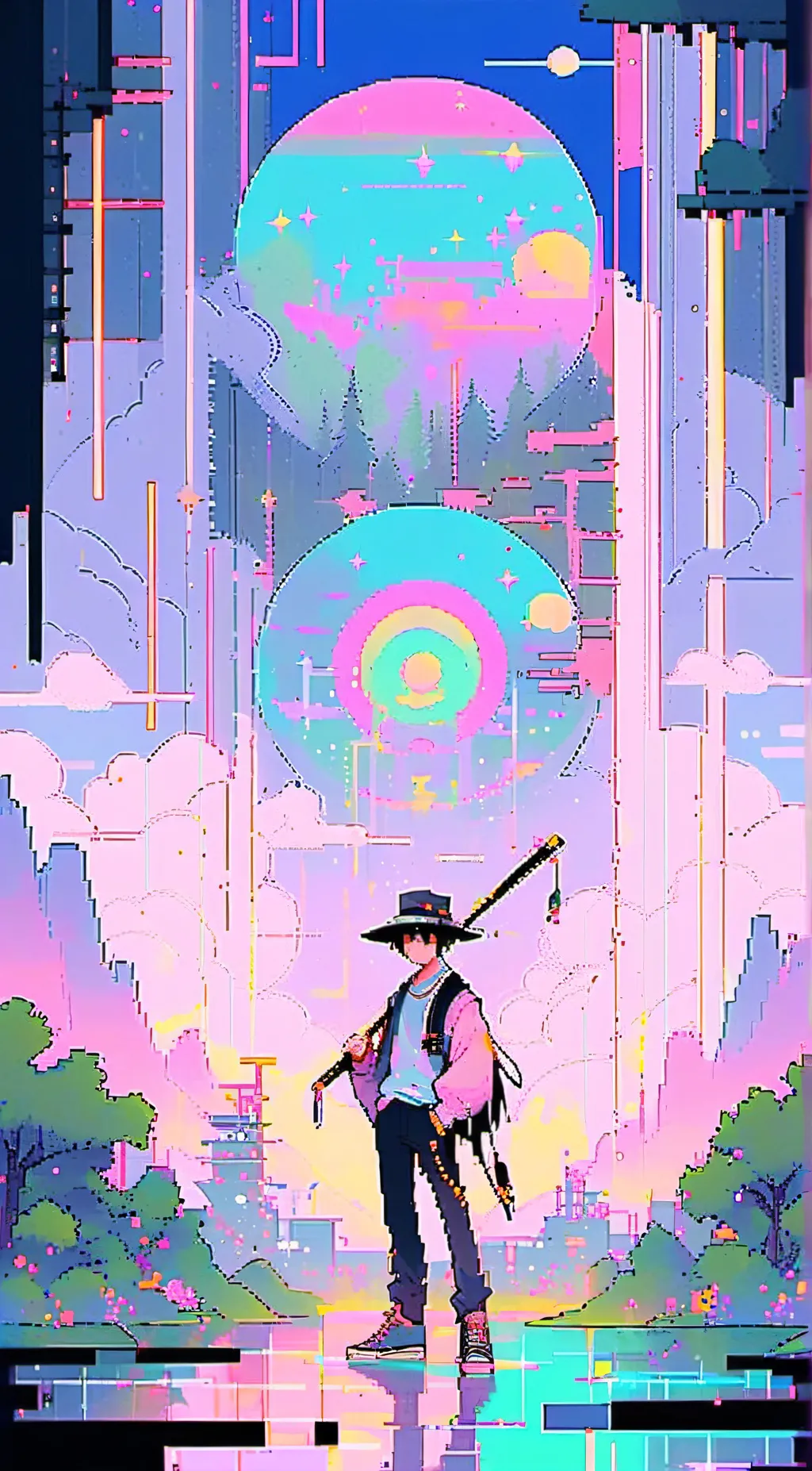 ai character: none background