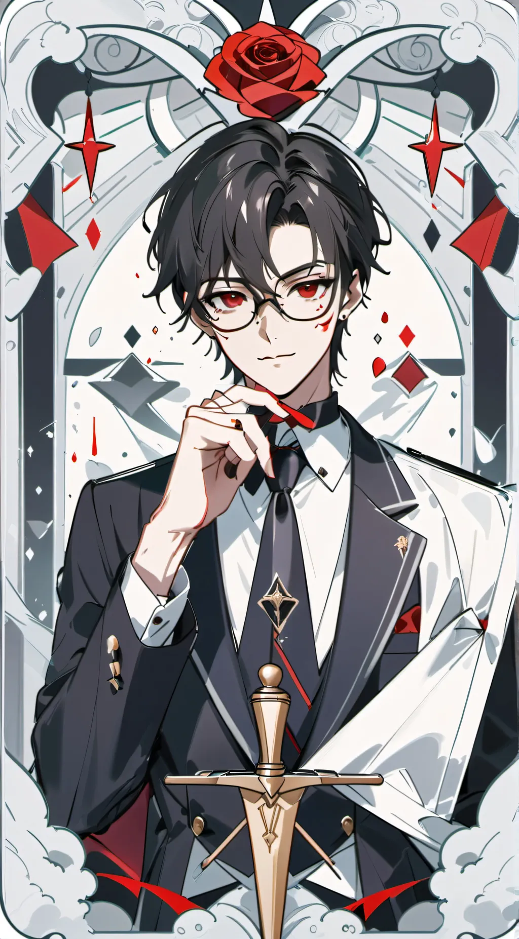 ai character: Alastor~ background