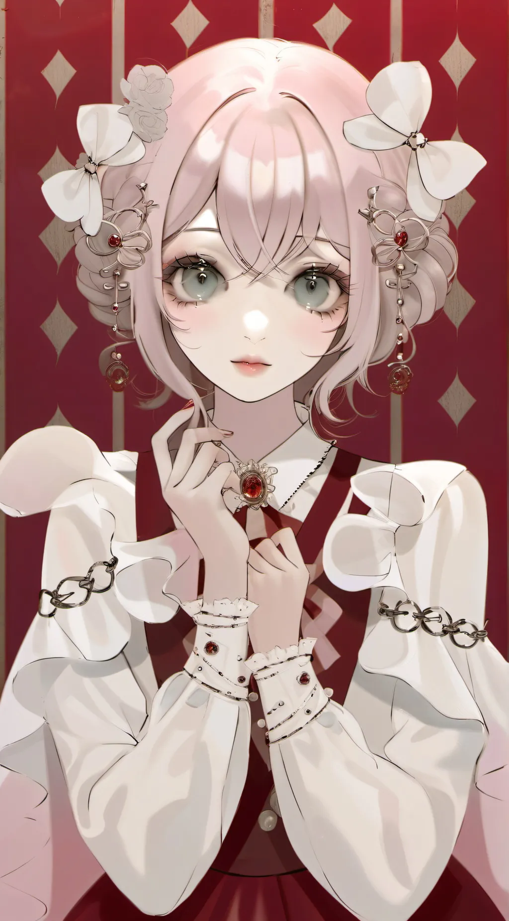 ai character: Justina  background