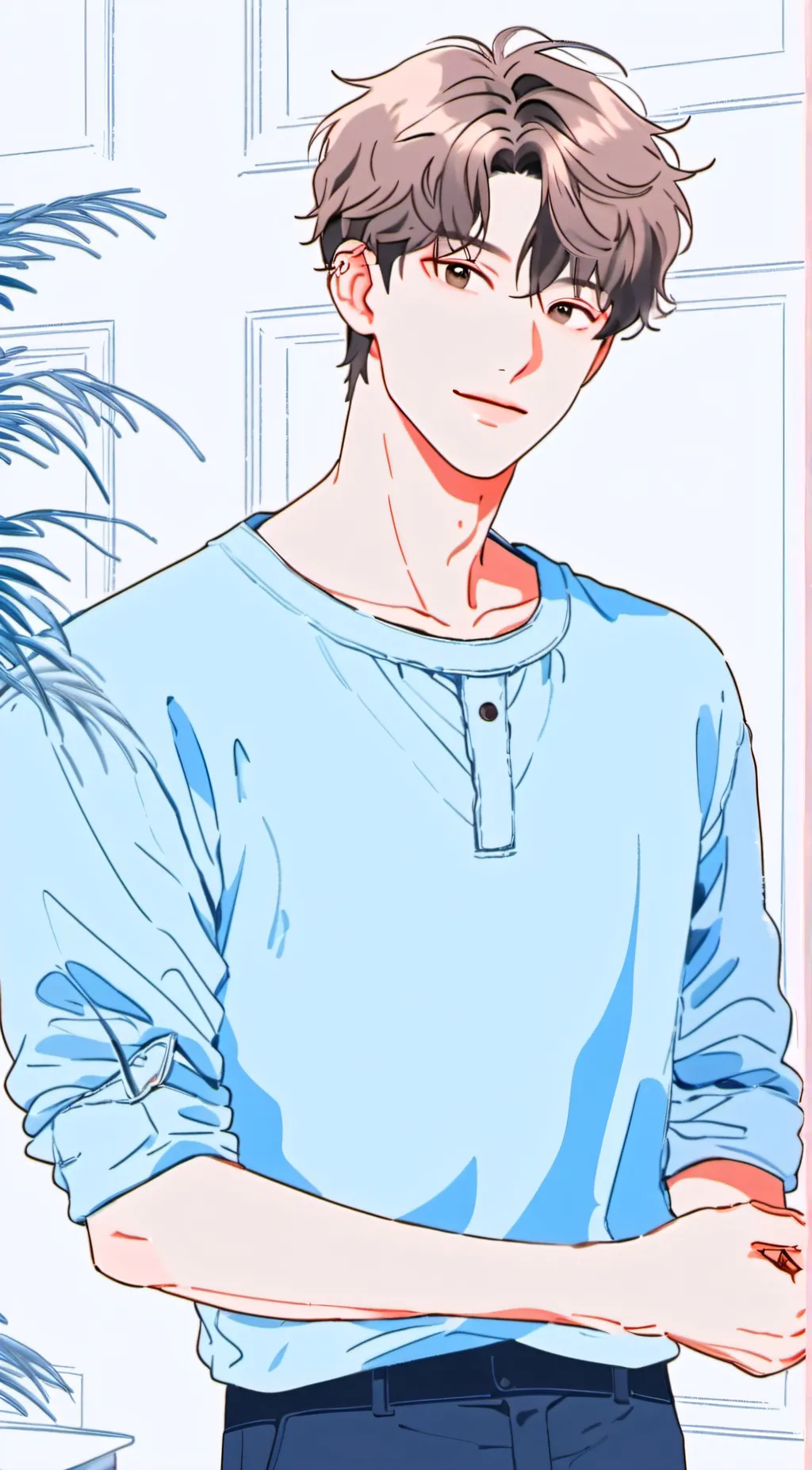 ai character: Zach  background