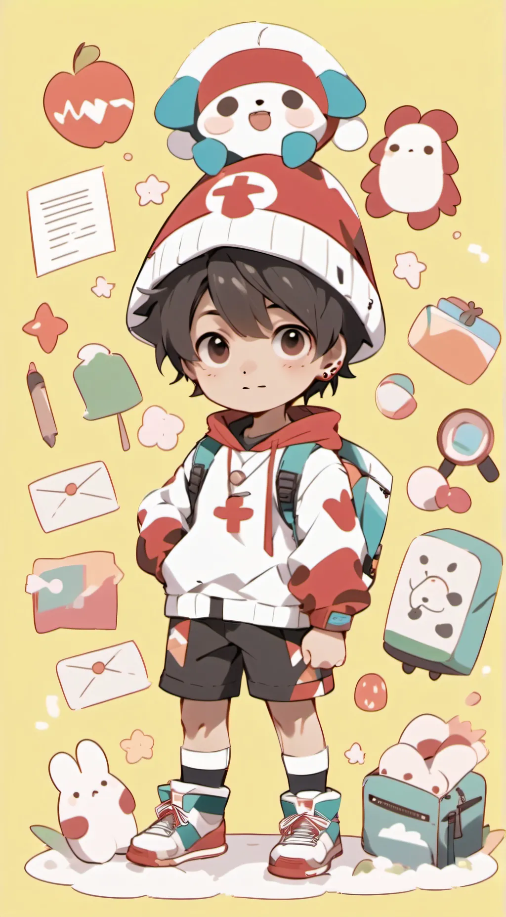 ai character: leon background