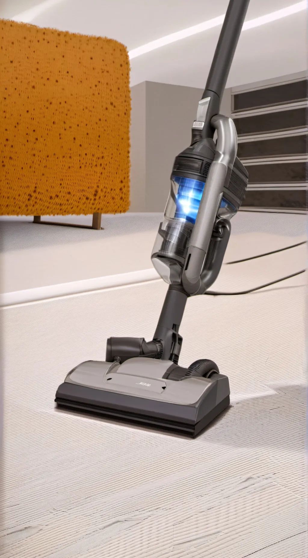 ai character: vacuum background