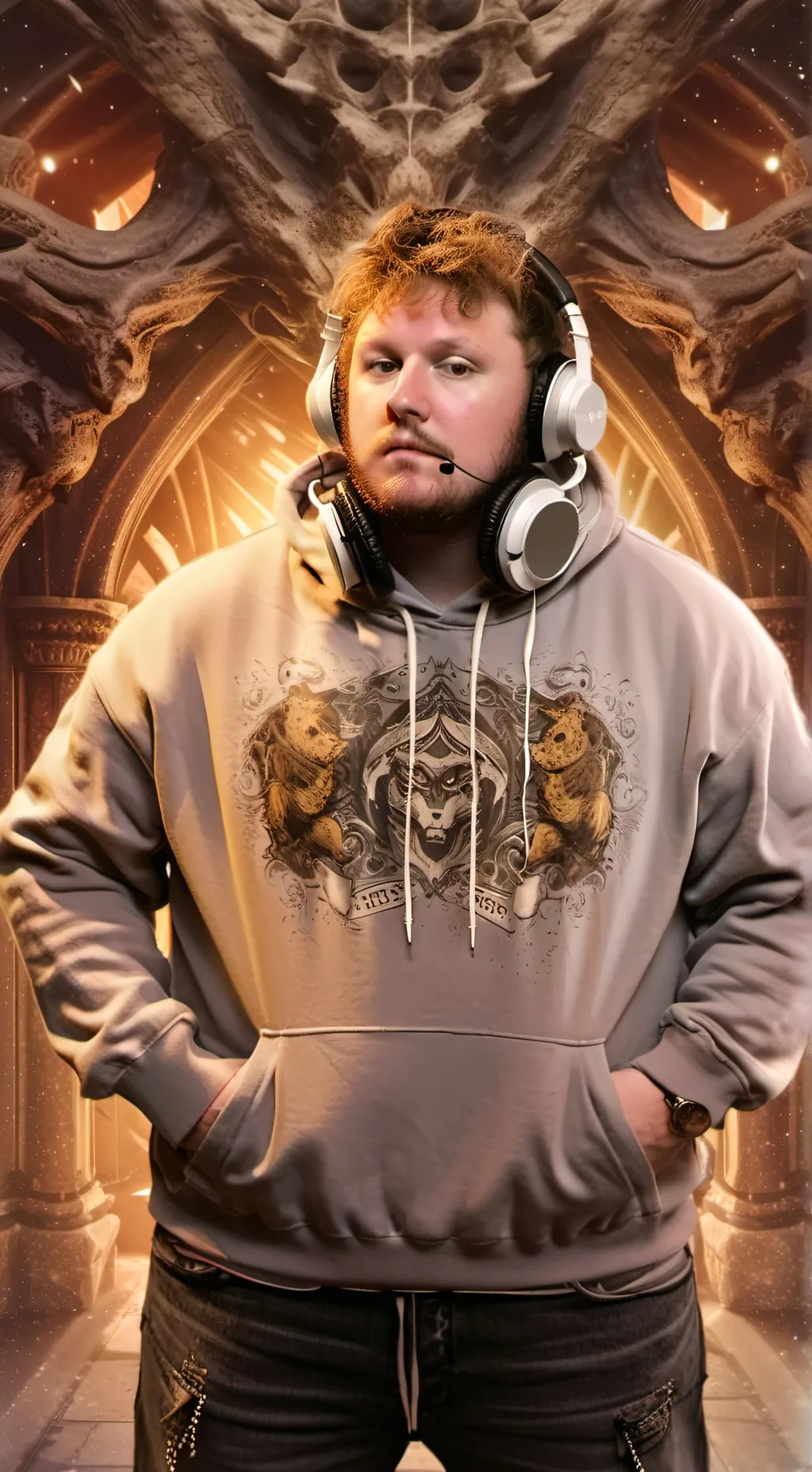 ai character: caseoh background