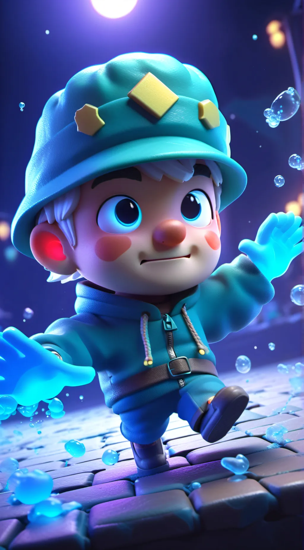 ai character: GOOD NIGHT!!!! background