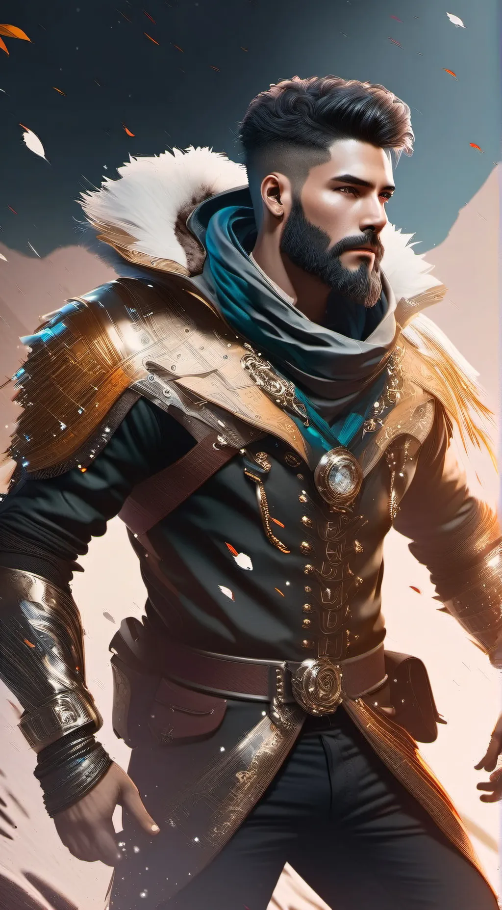 ai character: Michael  background