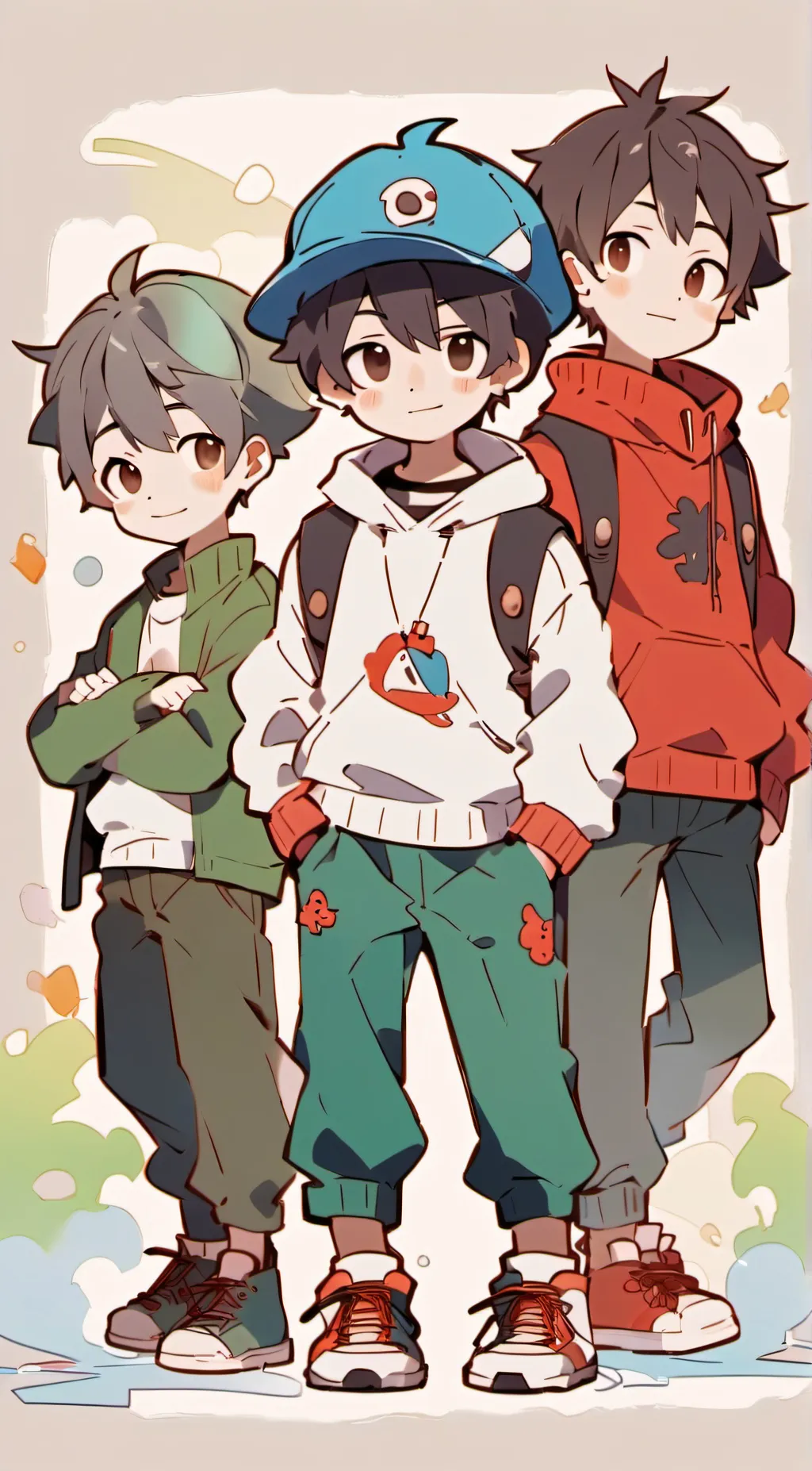 ai character: Kyle,Hekaru,Kota background