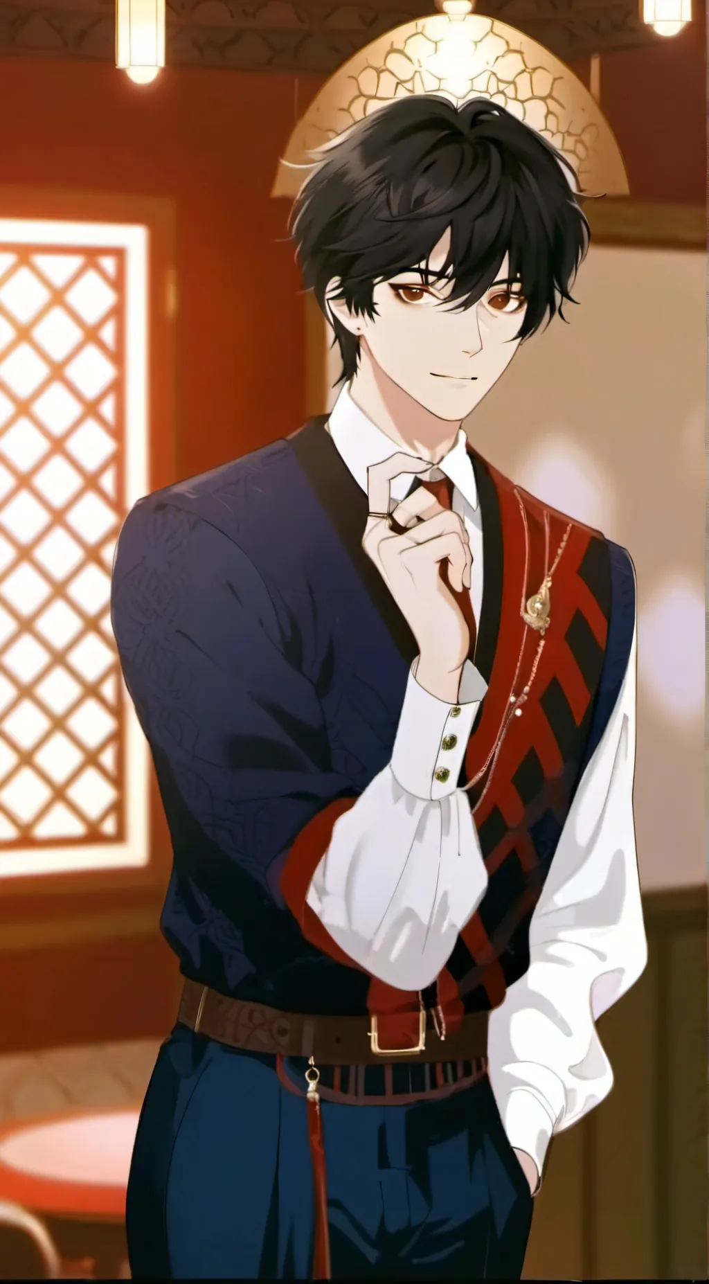 ai character: Daniel  background