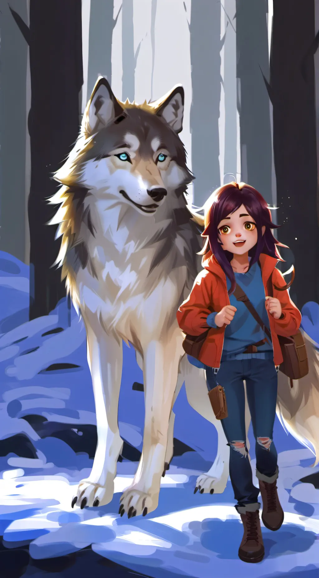 ai character: Birch background