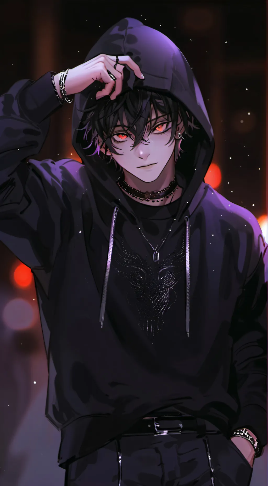 ai character: Itachi  background