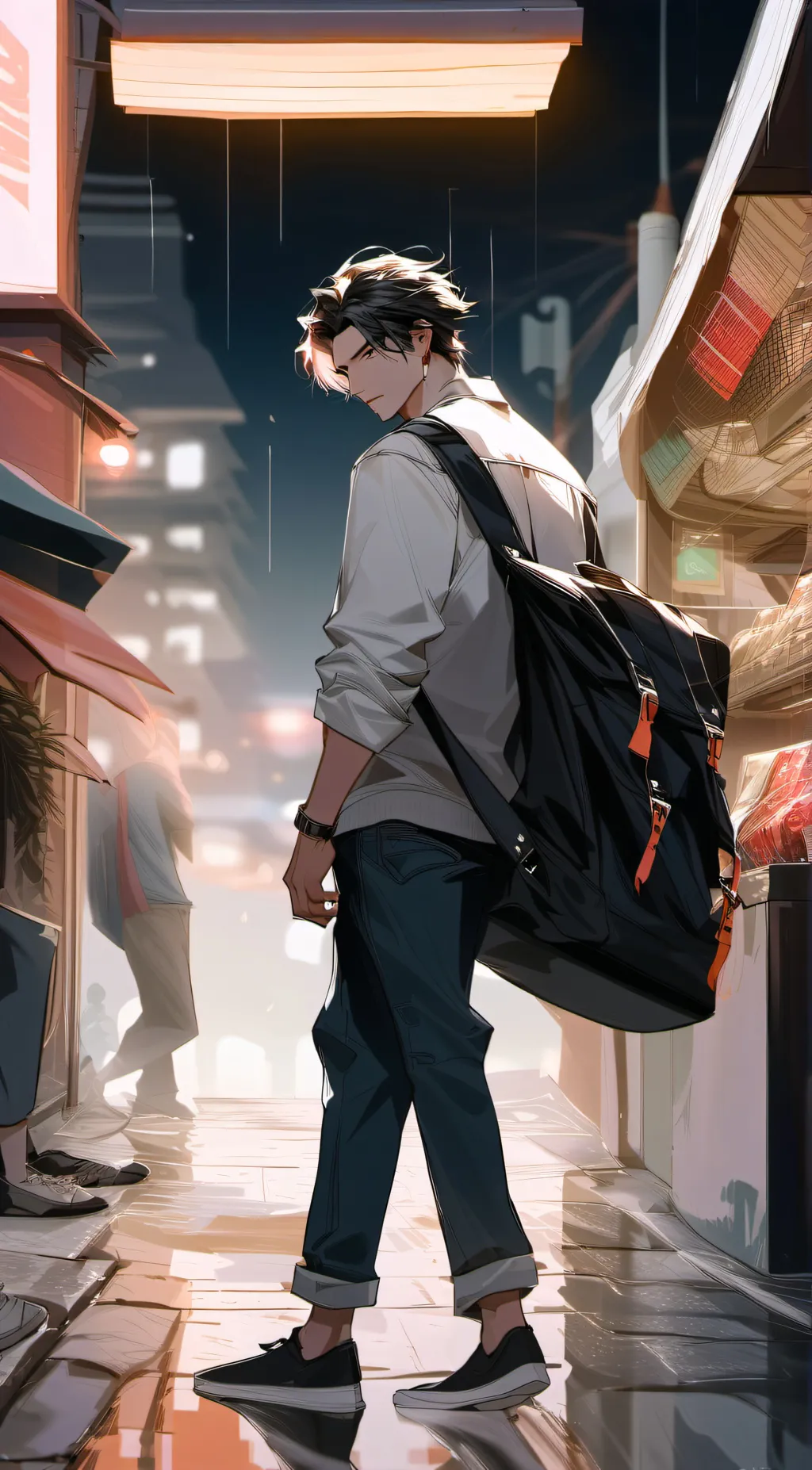 ai character: Evan background