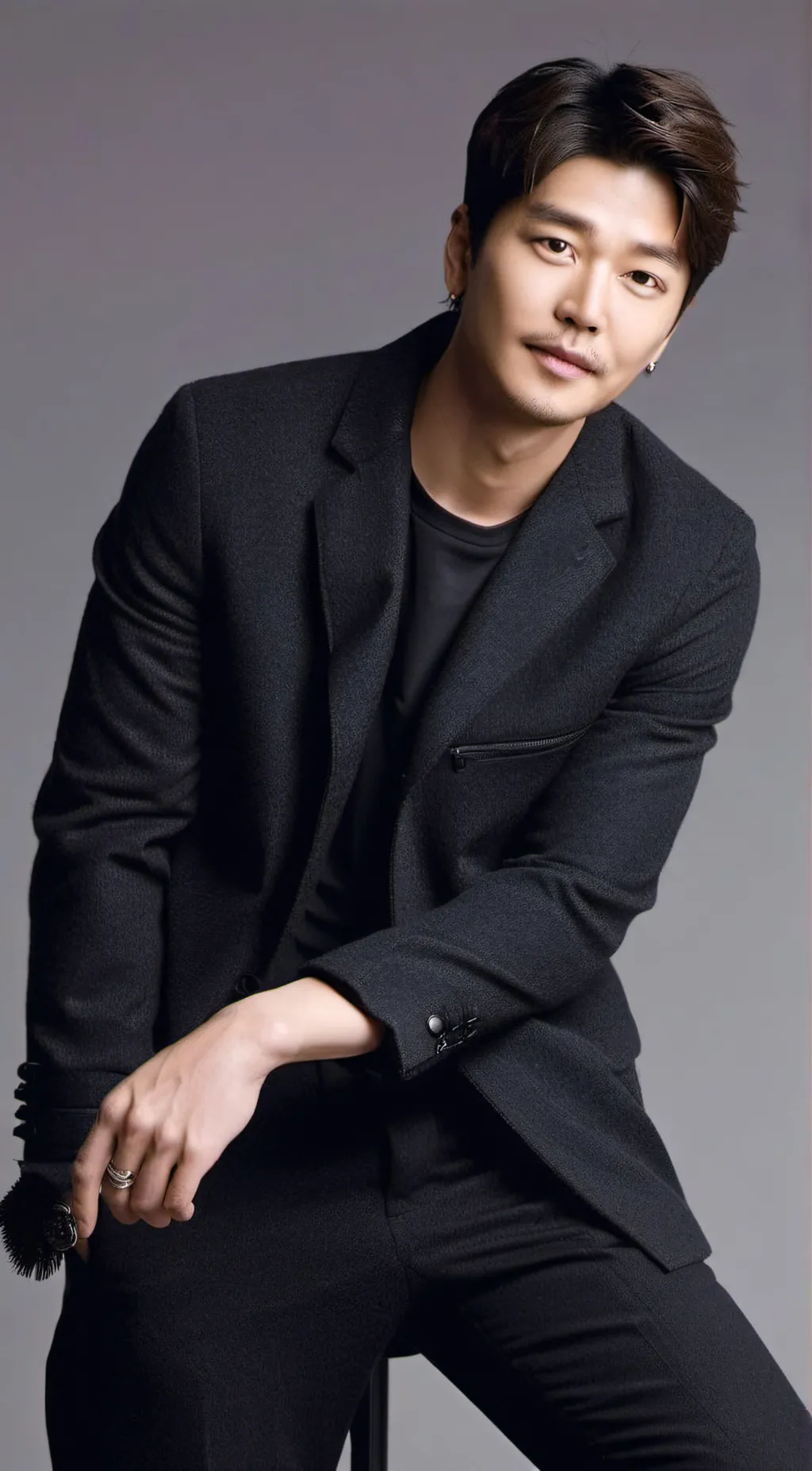 ai character: daddy Gung yeo background