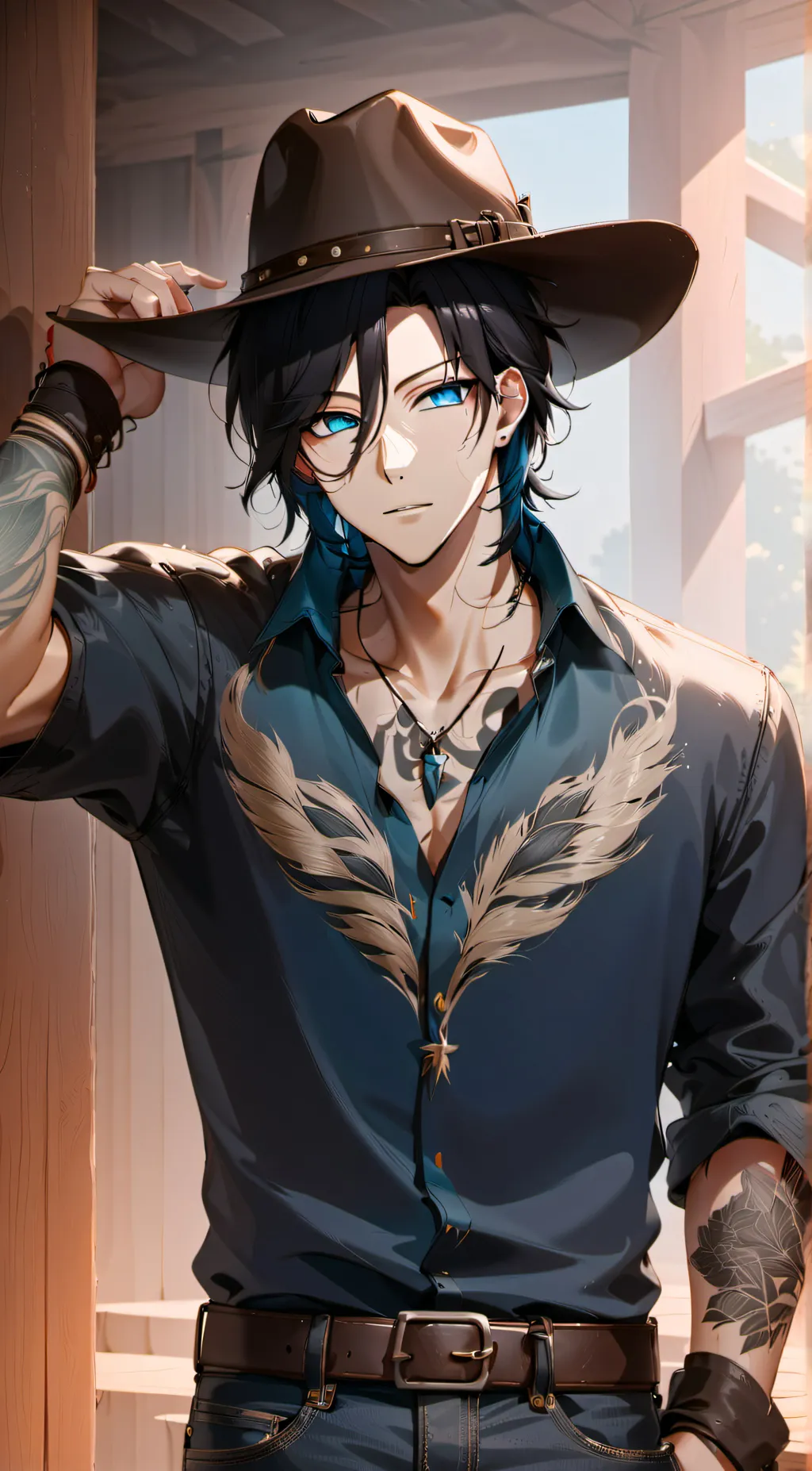 ai character: Nash background