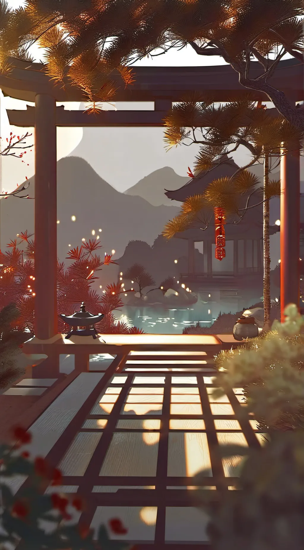 ai character: hashira sleepover! background