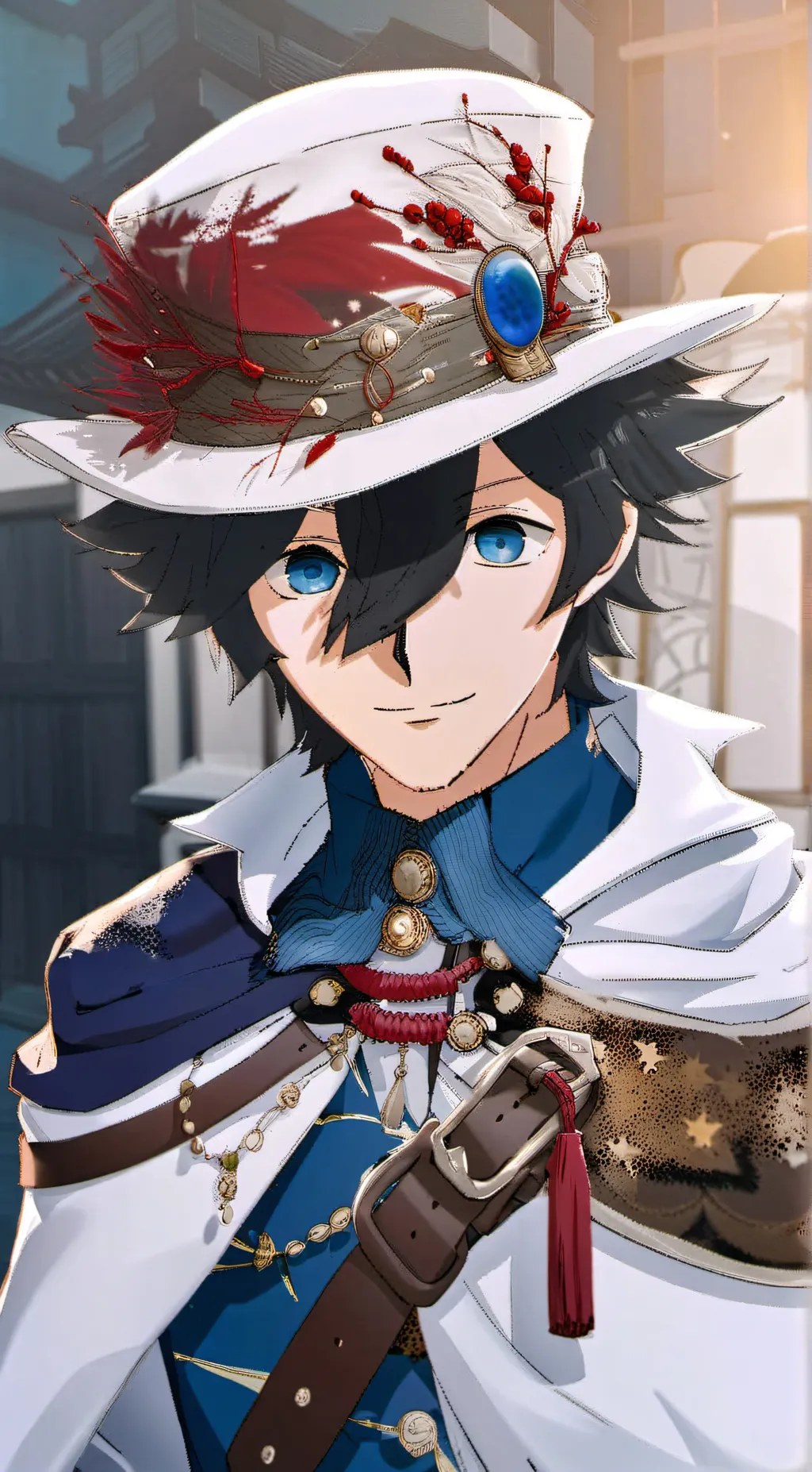 ai character: Kaito kid background