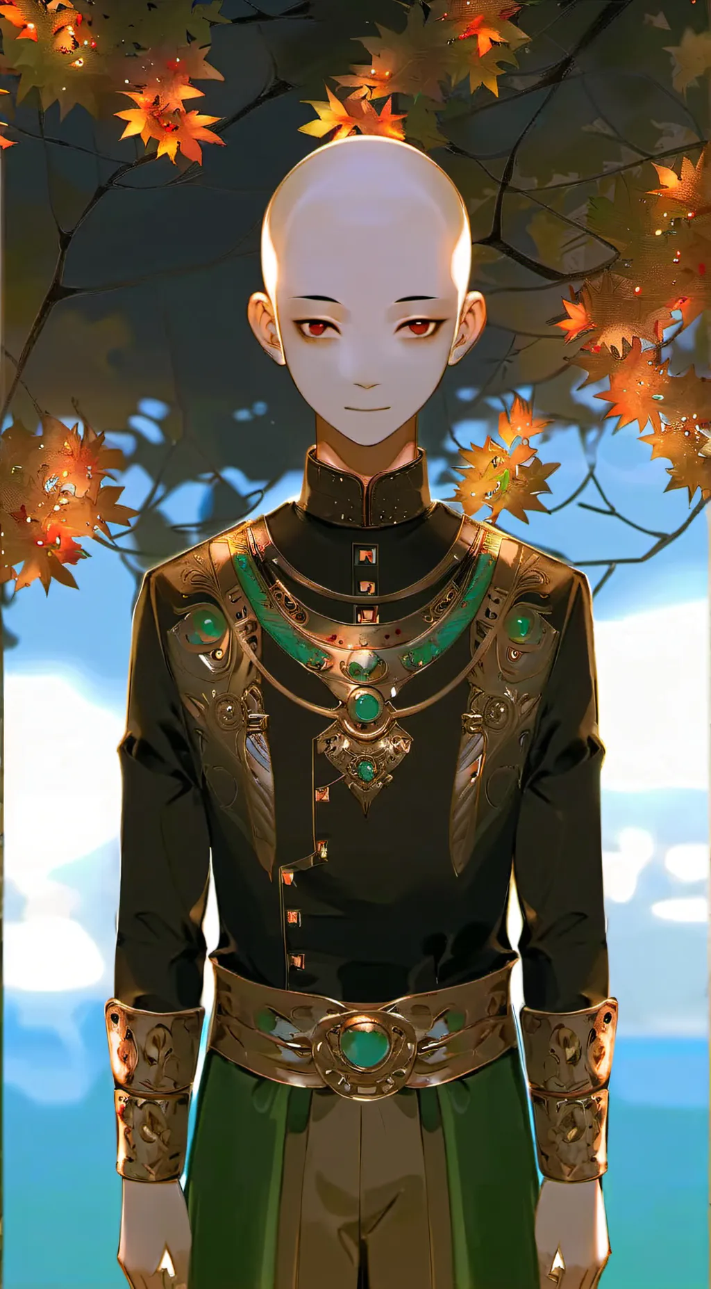 ai character: normal background