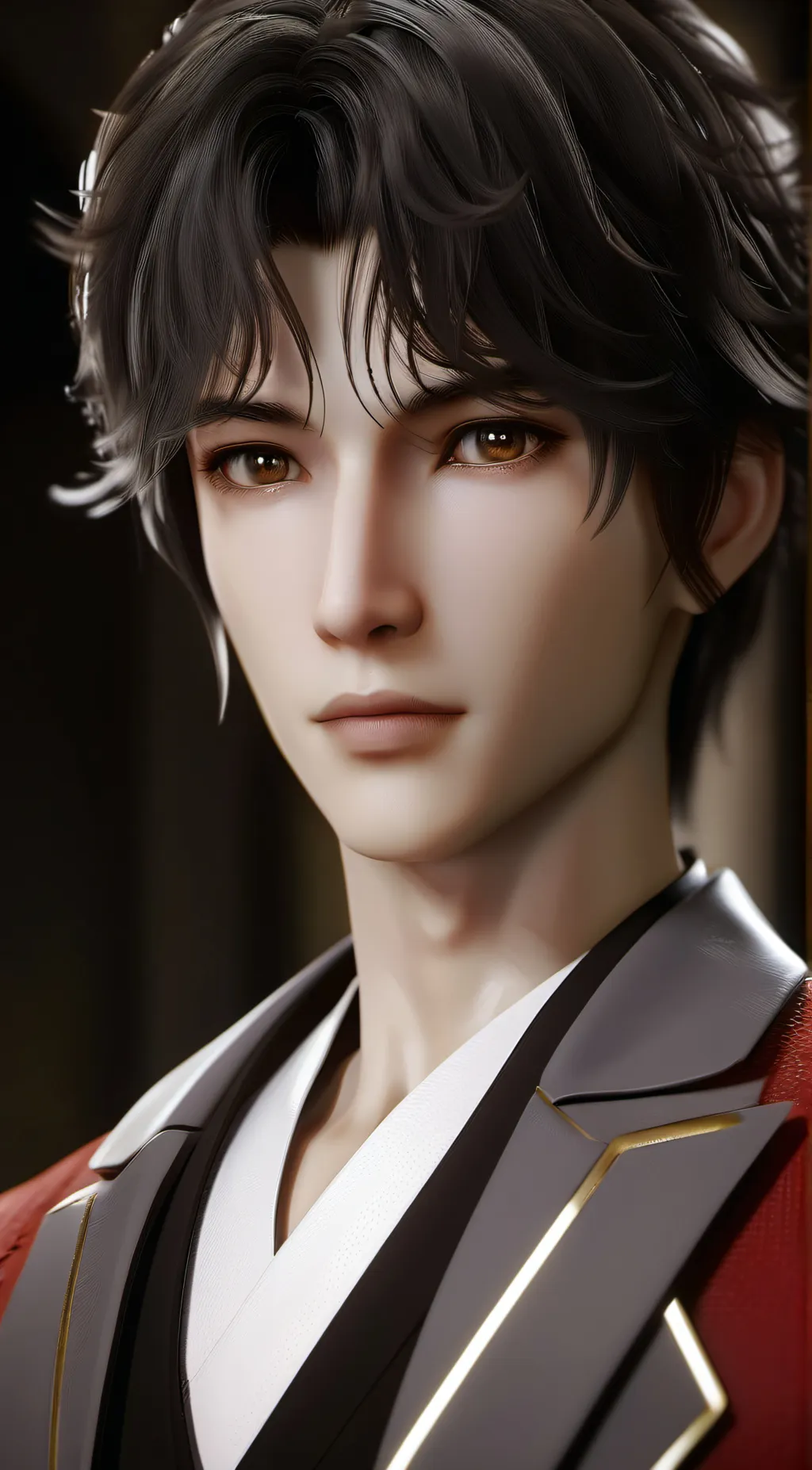 ai character: Shadow and fox background