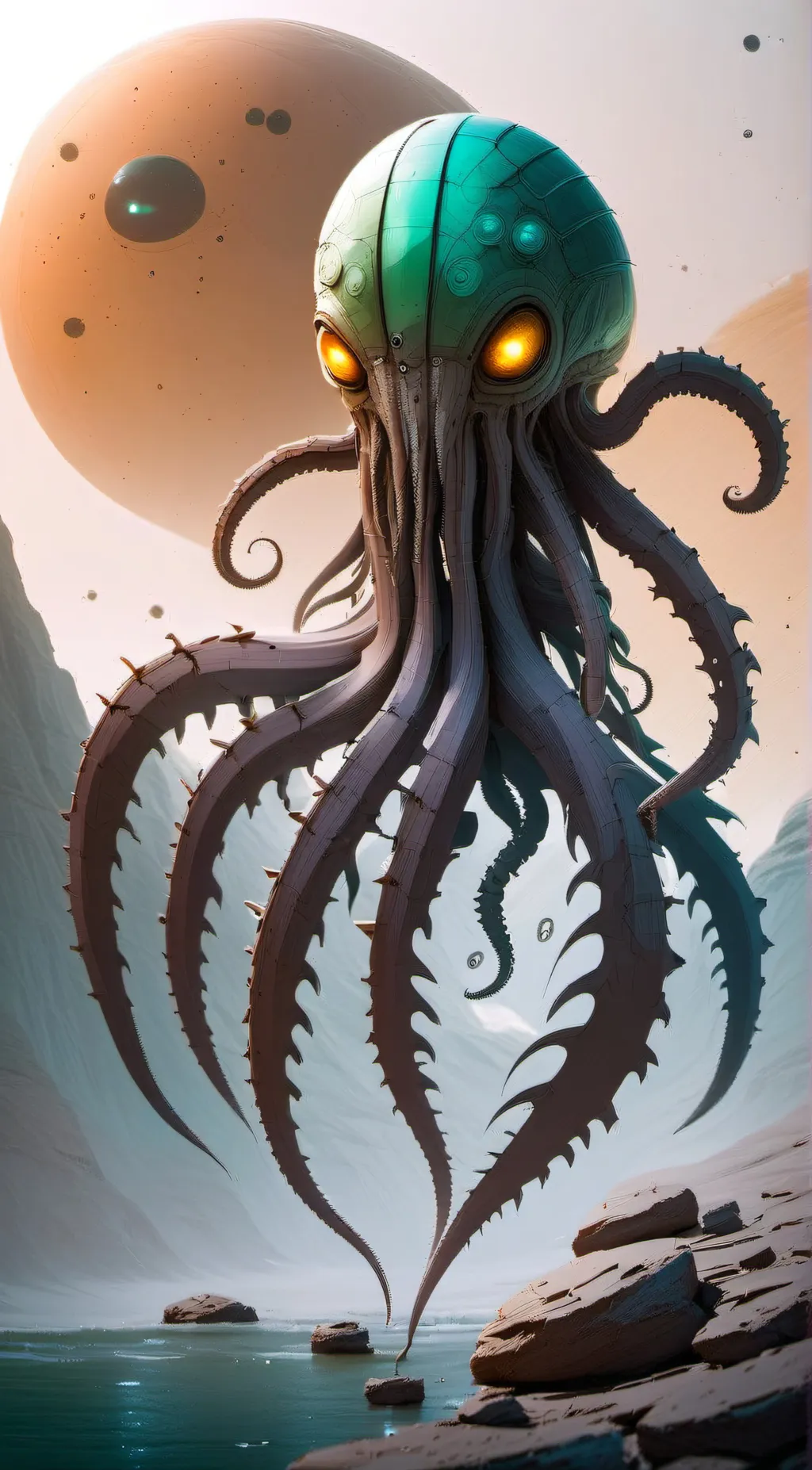 ai character: A Martian Wotw  background