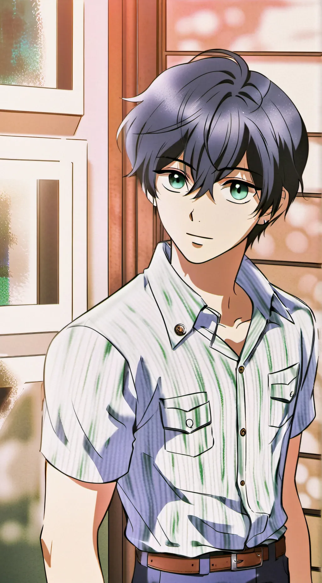 ai character: Login background