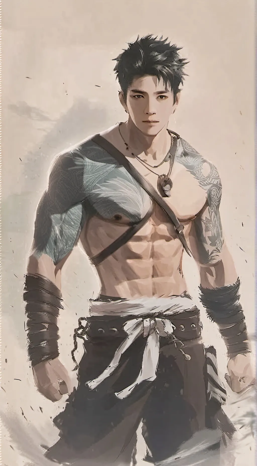 ai character: Play boy background