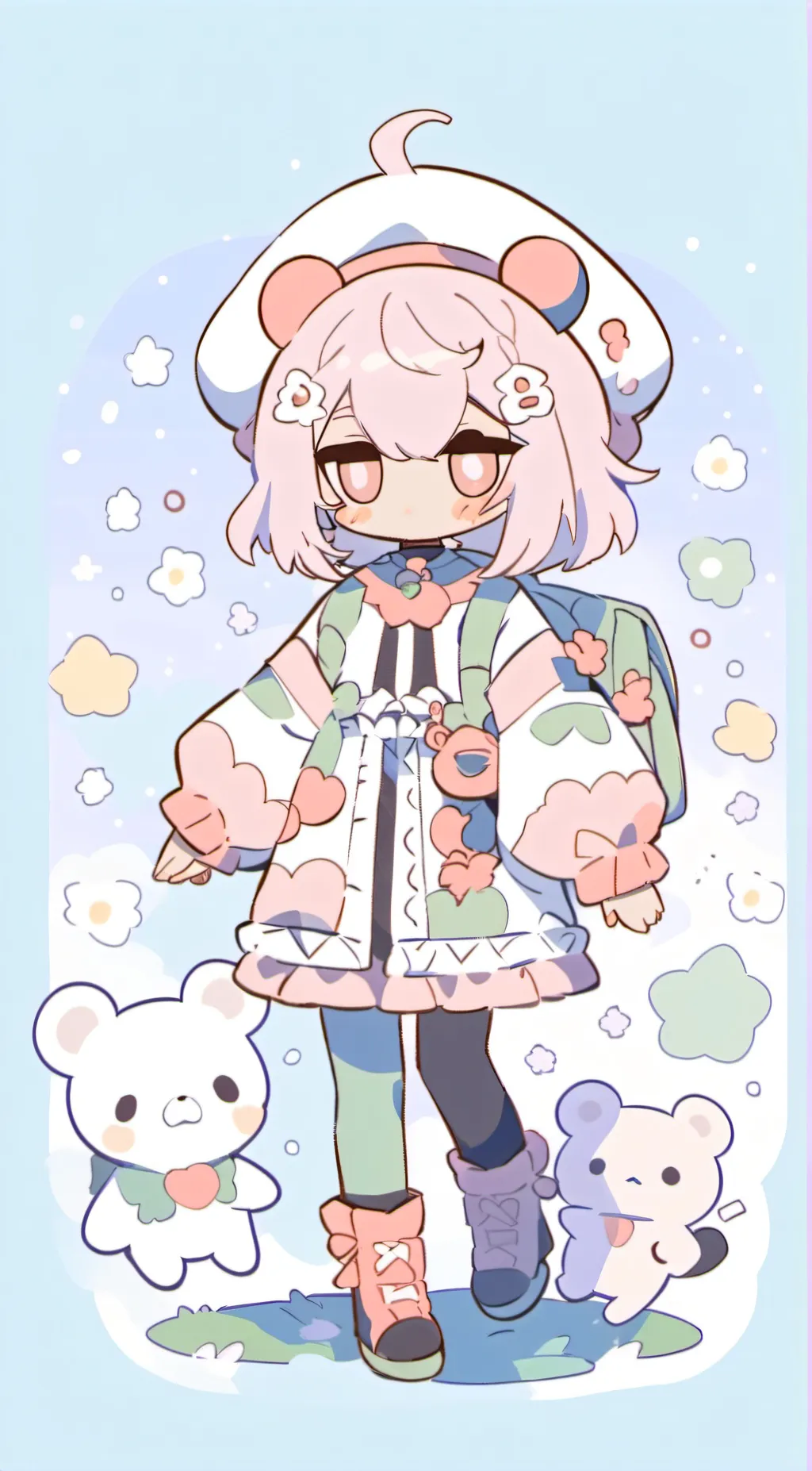 ai character: Luna background