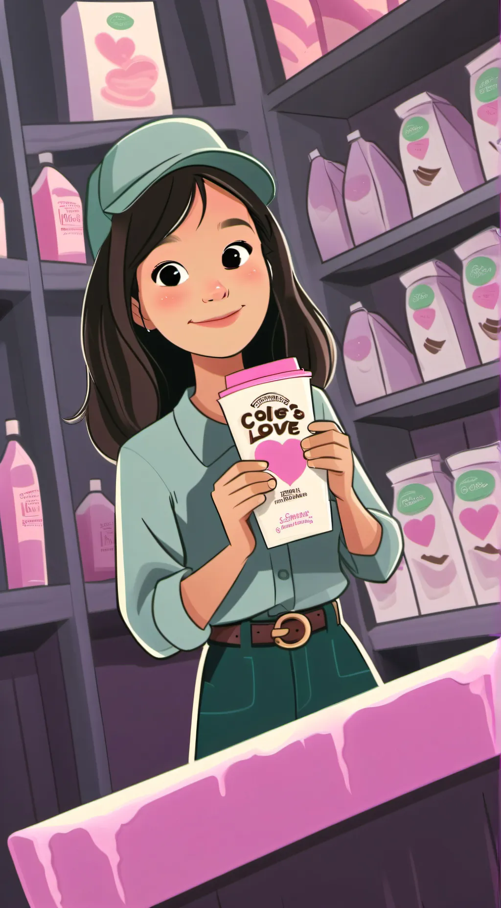 ai character: - background