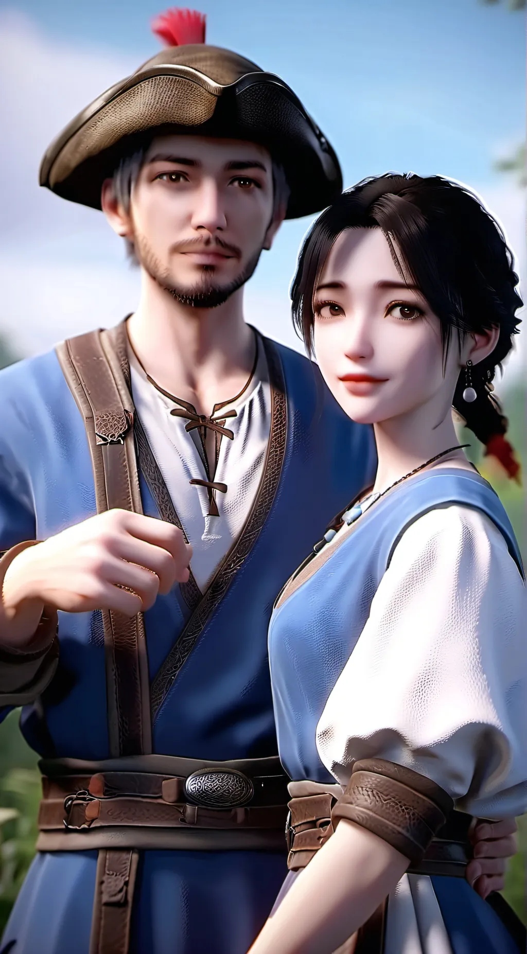 ai character: Molly and Tom background