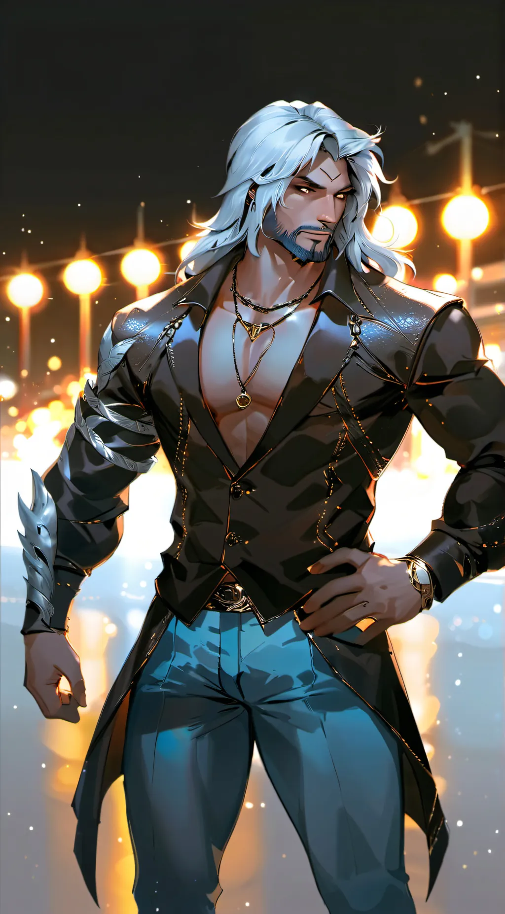 ai character: Alpha  background