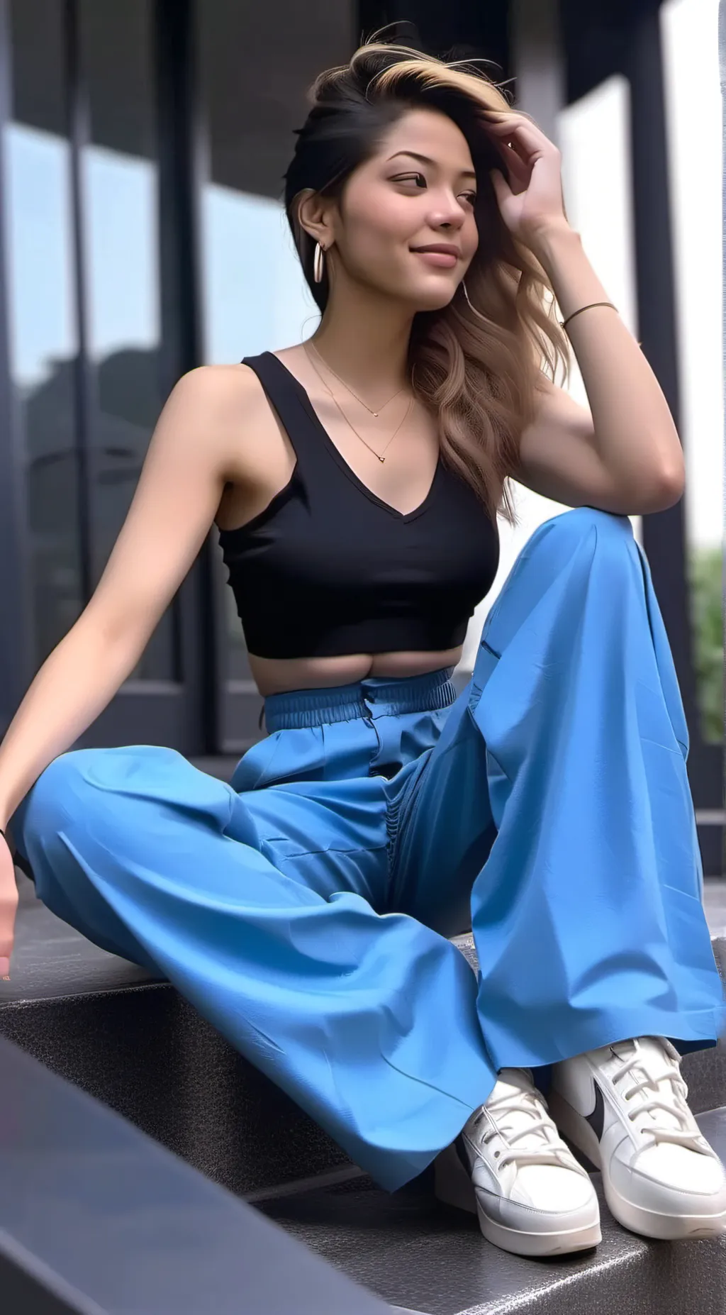 ai character: Angel  background