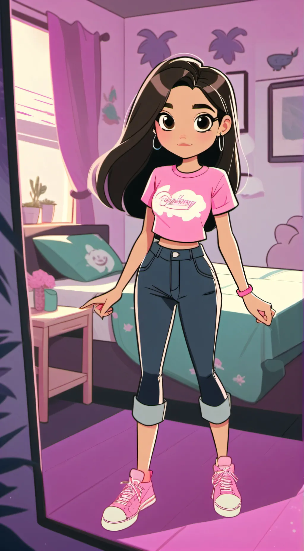 ai character: Skyla background