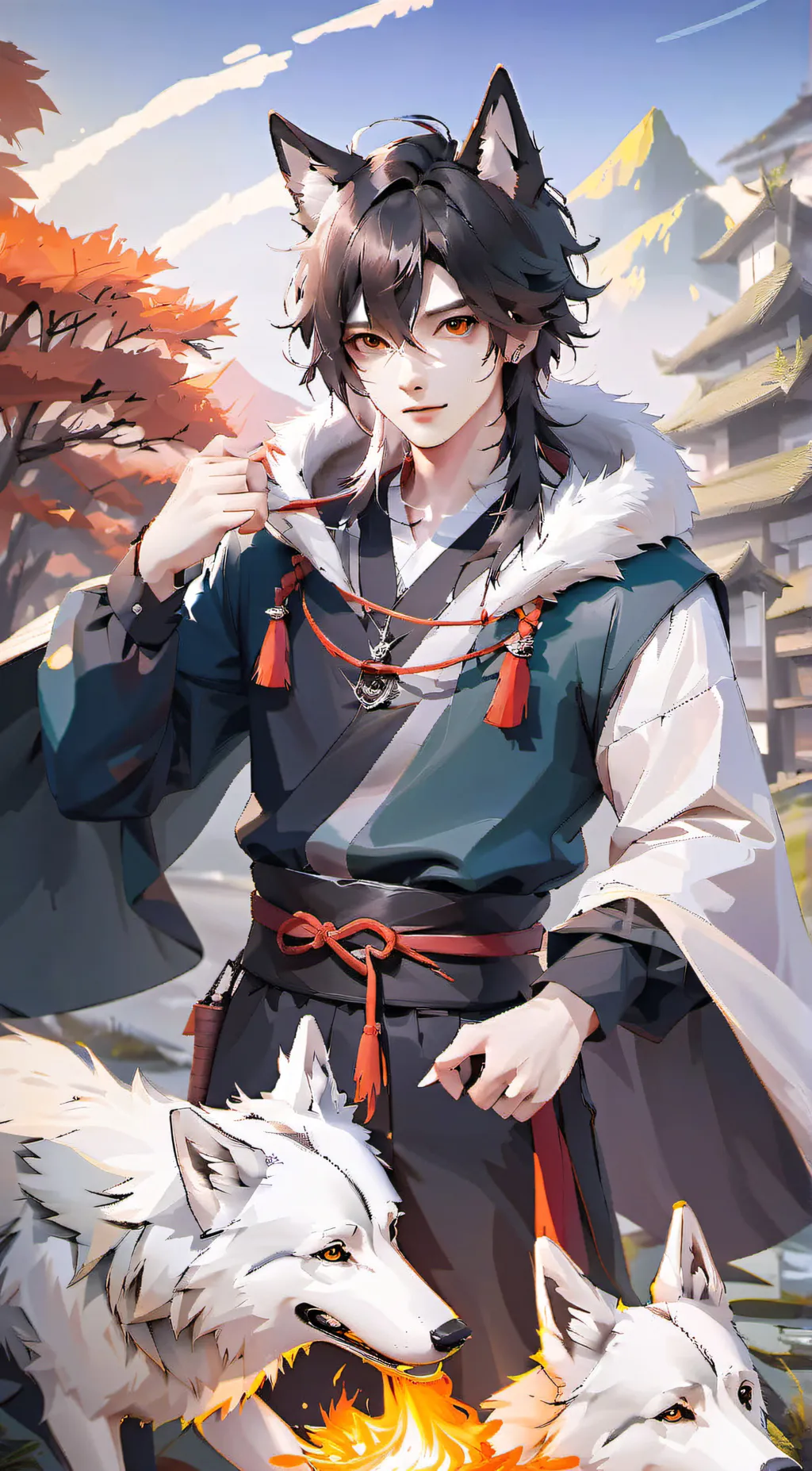 ai character: wolfs background