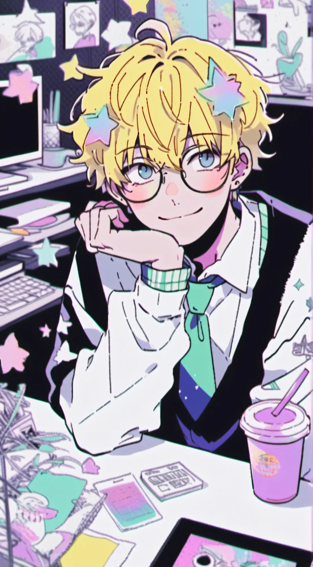 ai character: Connor Debbs  background