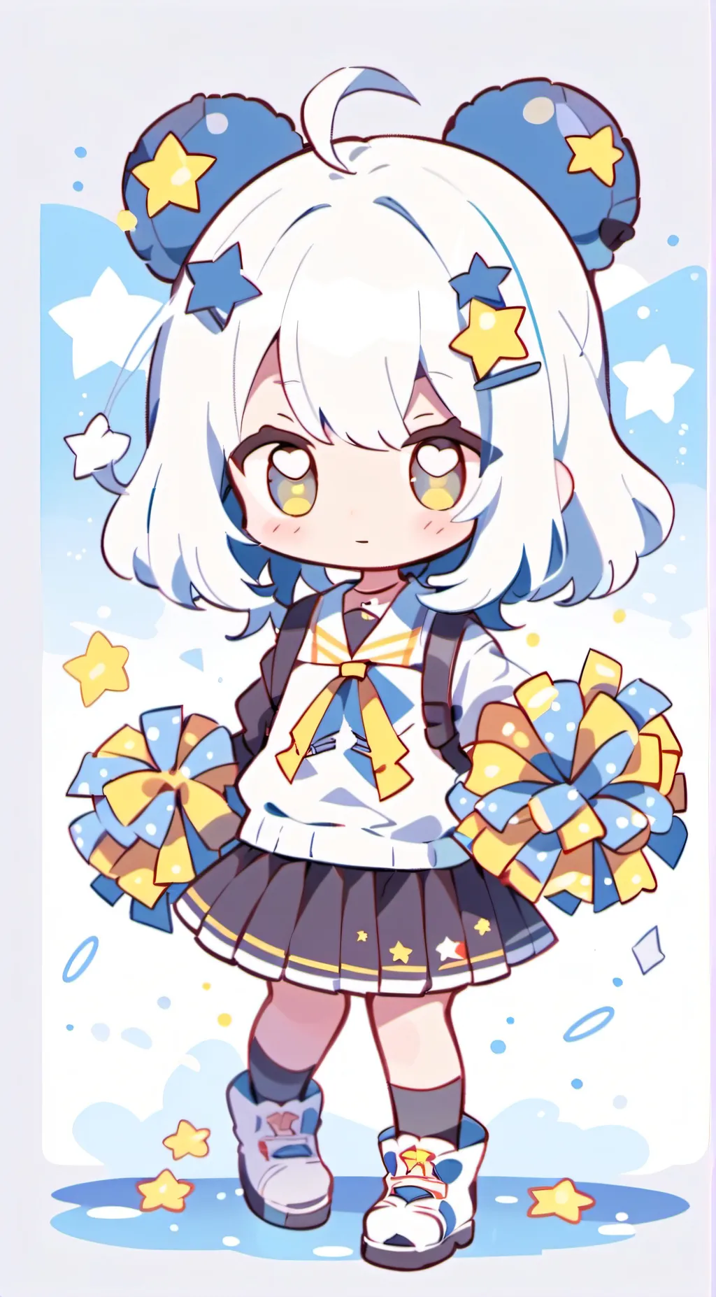 ai character: Cheerleader  background