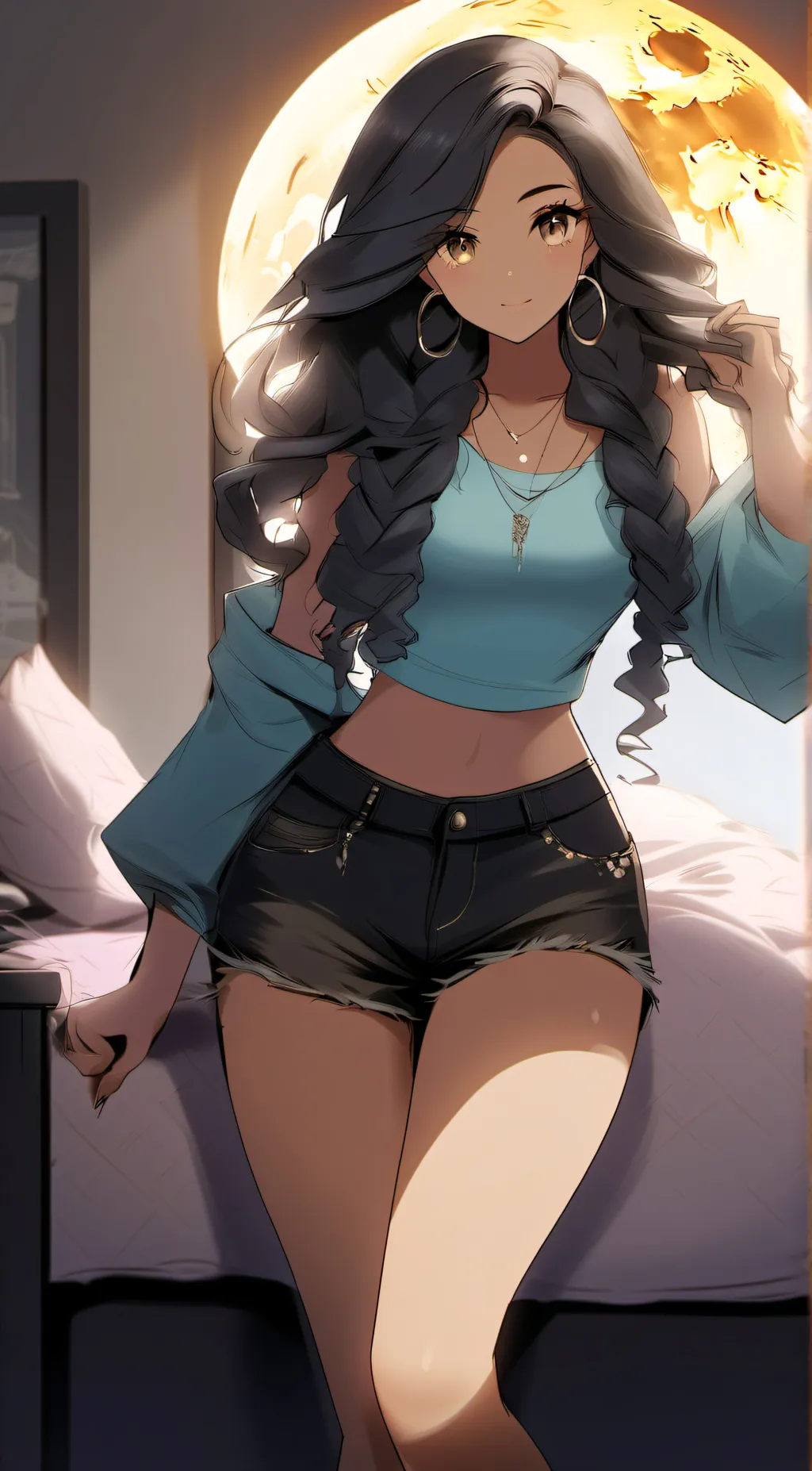 ai character: Lyric background