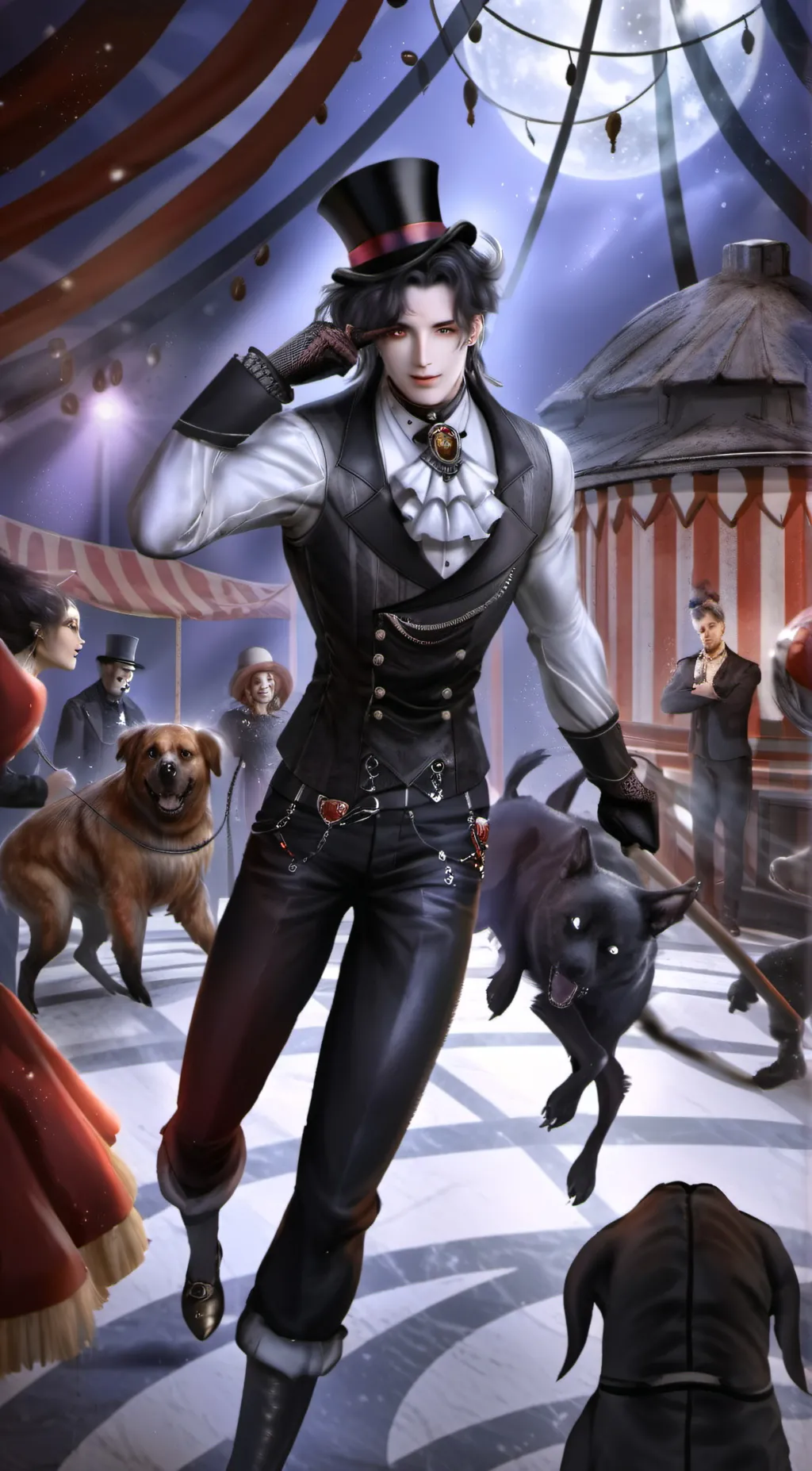 ai character: Tadc (Halloween) background