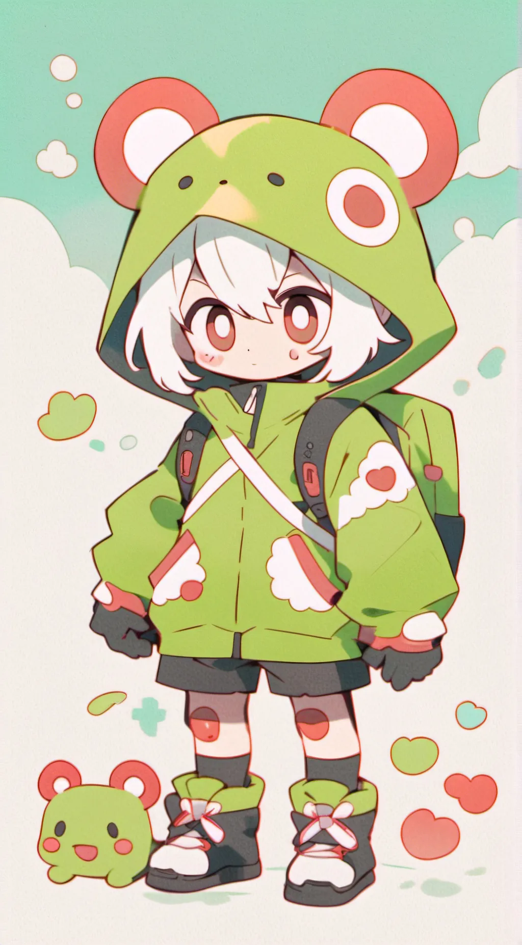 ai character: Monke background