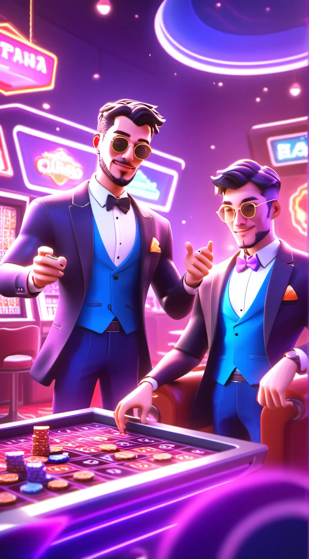 ai character: WOTFI 2023 background