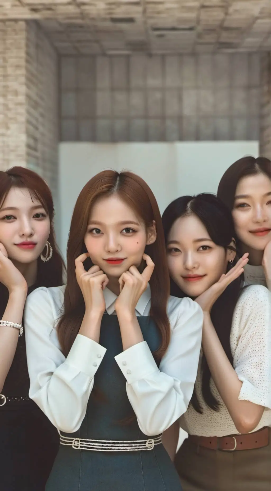 ai character: BLACKPINK  background