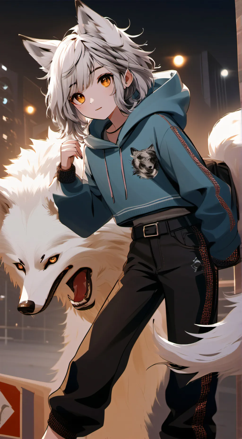 ai character: lillykia  background