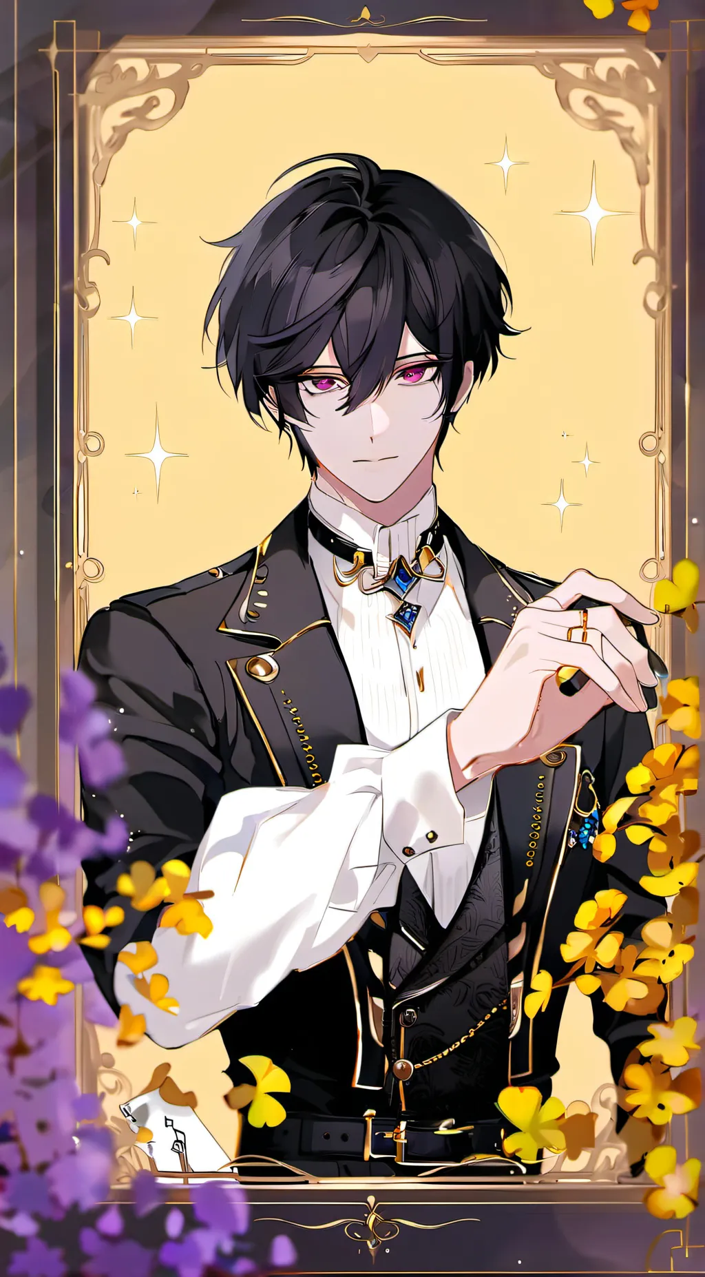 ai character: Zero  background