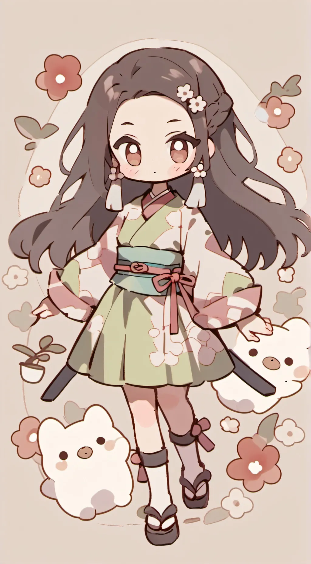 ai character: ᥒᥱzᥙk᥆ ✨ background