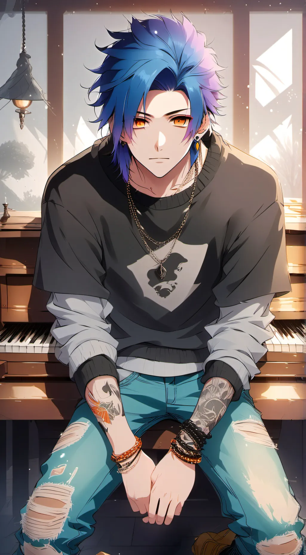 ai character: Preston background