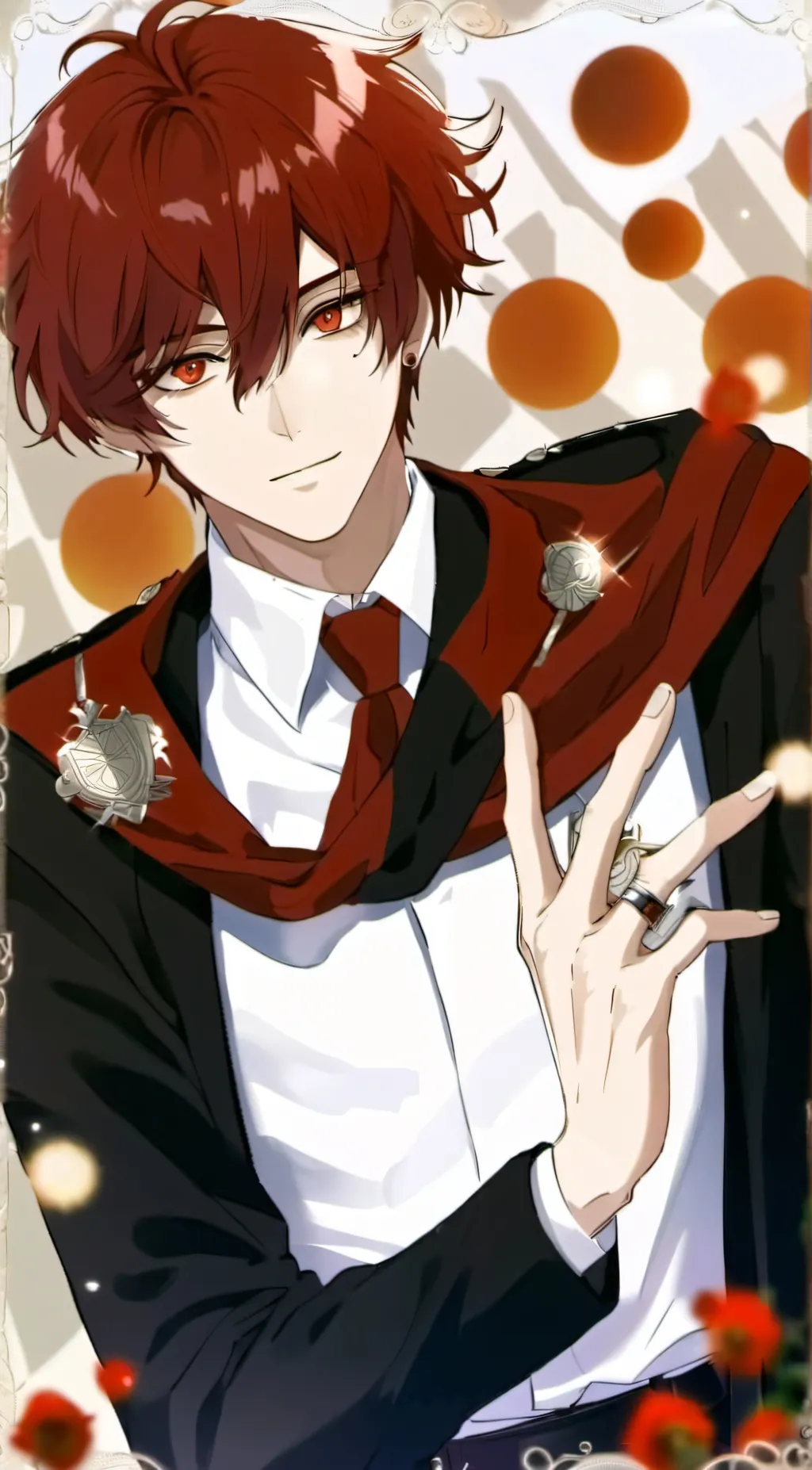ai character: shoto todoroki background