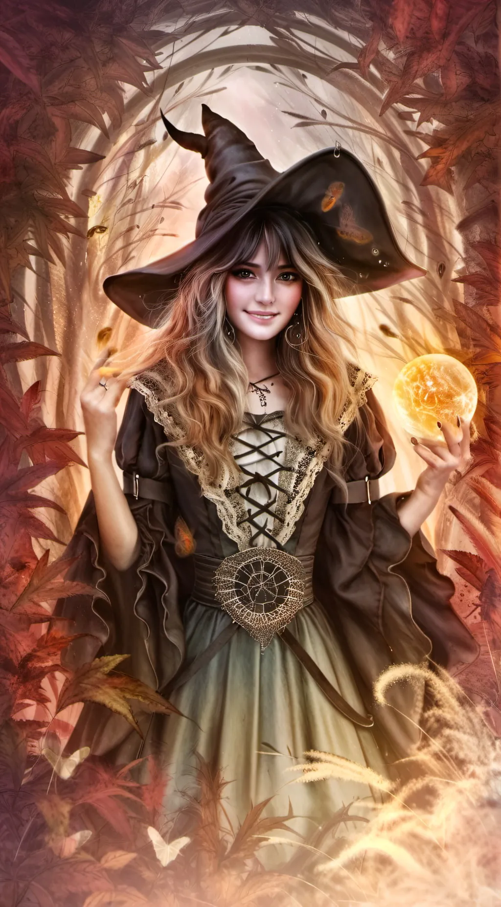 ai character: moon background