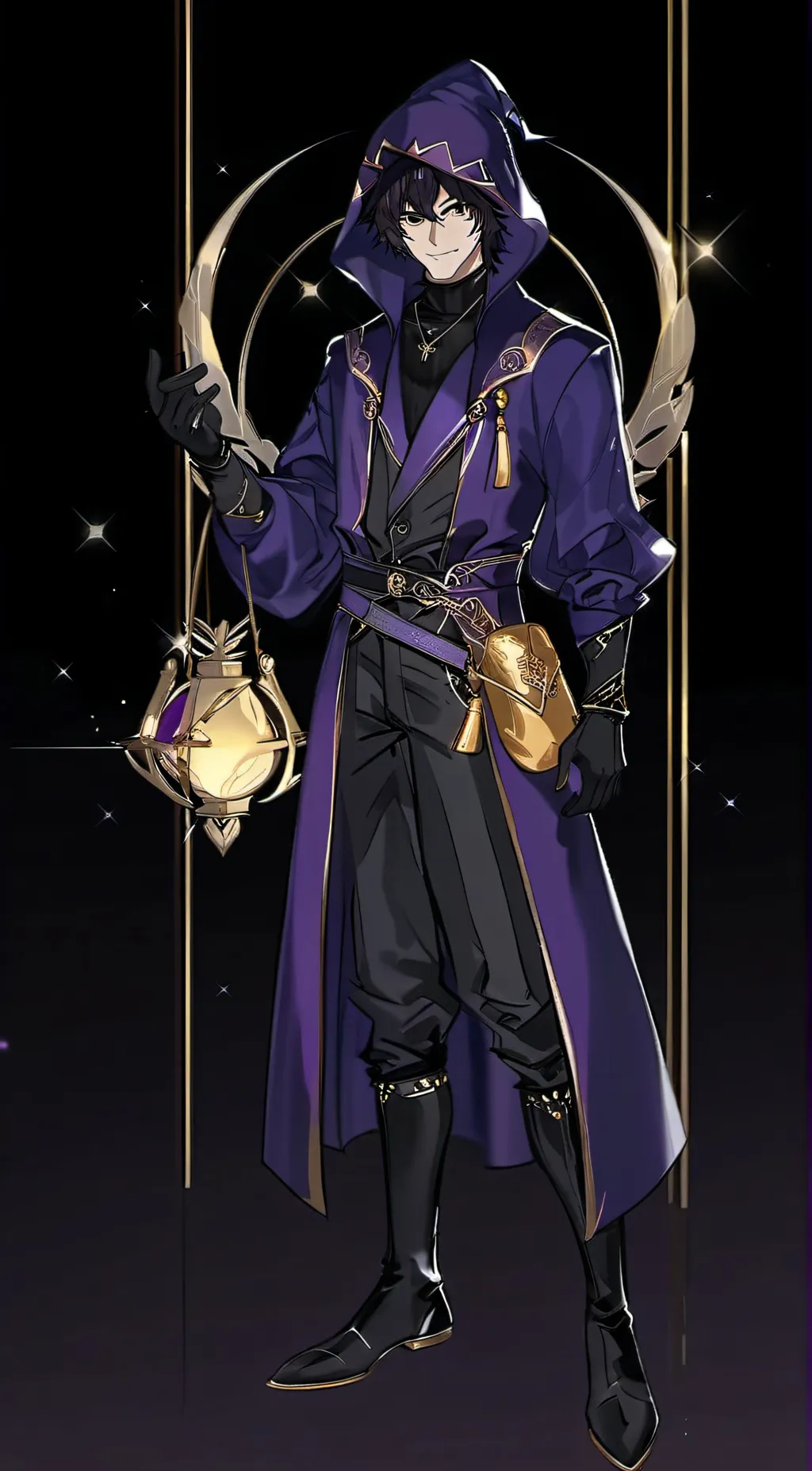 ai character: shadow  background